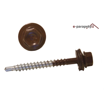 Wkręt farmerski 4.8 x 50 RAL 8017
