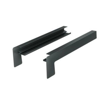 Zakończenia parapetu aluminiowe RAL 7016