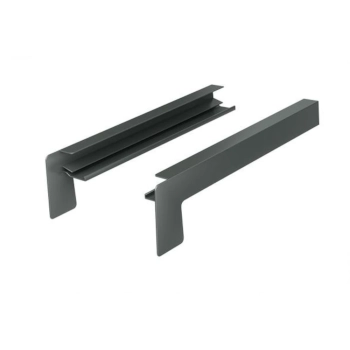 Zakończenia parapetu aluminiowe RAL 7043