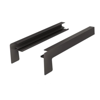 Zakończenia parapetu aluminiowe RAL 8019