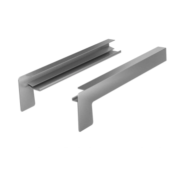 Zakończenia parapetu aluminiowe RAL 9007