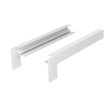 Zakończenia parapetu aluminiowe RAL 9016
