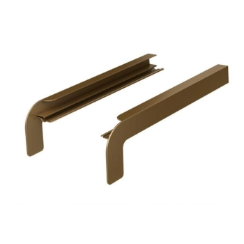 Zakończenia parapetu aluminiowe Softline RAL 8008