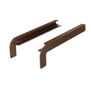 Zakończenia parapetu aluminiowe Softline RAL 8011