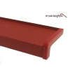 Parapet zewnętrzny stalowy Czerwony MAT 3011MAT