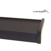 Parapet zewnętrzny stalowy Antracyt MAT 7016MAT