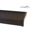 Parapet zewnętrzny stalowy Czarny MAT 9005MAT