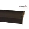 Parapet zewnętrzny stalowy Czarny MAT 9005MAT