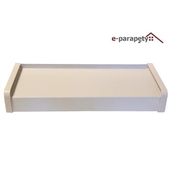 Parapet zewnętrzny stalowy Jasnoszary 7035