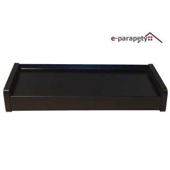 Parapet zewnętrzny stalowy Czarny 9005