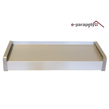 Parapet zewnętrzny Stalowy Srebrny Metalik 9006