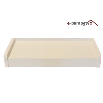 Parapet zewnętrzny stalowy Biały RAL 9010