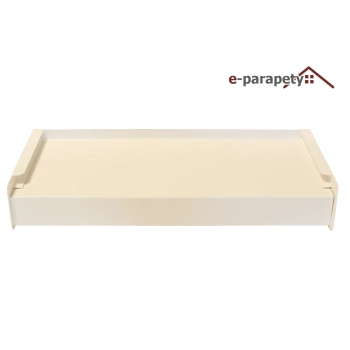 Parapet zewnętrzny stalowy Biały 9010