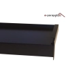 Parapet zewnętrzny stalowy Czarny 9005