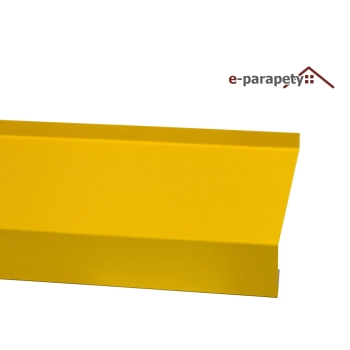 Parapet zewnętrzny stalowy Sygnałowo żółty 1003