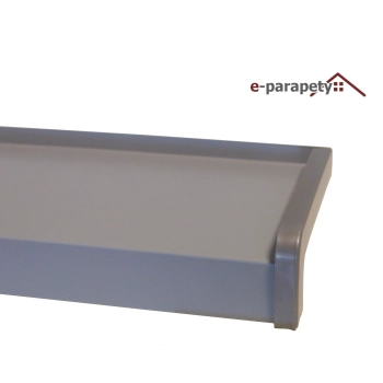 Parapet stalowy zewnętrzny 7040 Popielaty