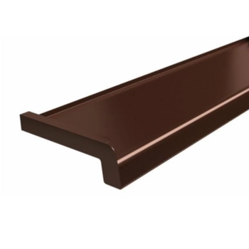 Parapet Zewnętrzny Stalowy Softline Czekoladowy Brąz 8017