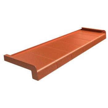 Parapet zewnętrzny aluminiowy imitacja płytki cegła