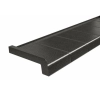 Parapet zewnętrzny aluminiowy imitacja płytki antyczna stal