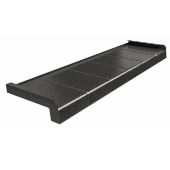 Parapet zewnętrzny aluminiowy imitacja płytki antyczna stal