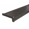 Parapet zewnętrzny aluminiowy 8019 Ciemny brąz
