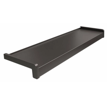 Parapet zewnętrzny aluminiowy 8019 Ciemny brąz