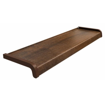Parapet zewnętrzny stalowy laminowany Softline Orzech