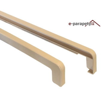 Zakończenia parapetu PCV RAL 1015