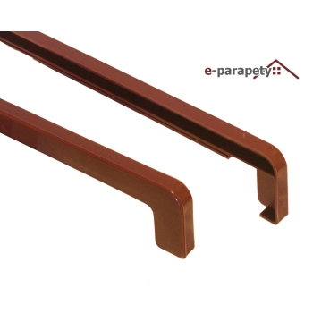 Zakończenia parapetu PCV RAL 3009
