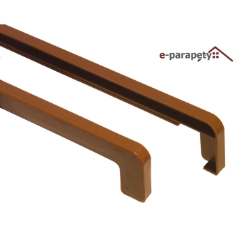 Zakończenia parapetu PCV RAL 8003
