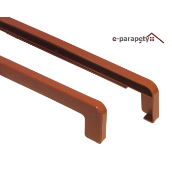 Zakończenia parapetu PCV RAL 8004