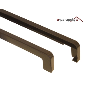 Zakończenia parapetu PCV RAL 8019